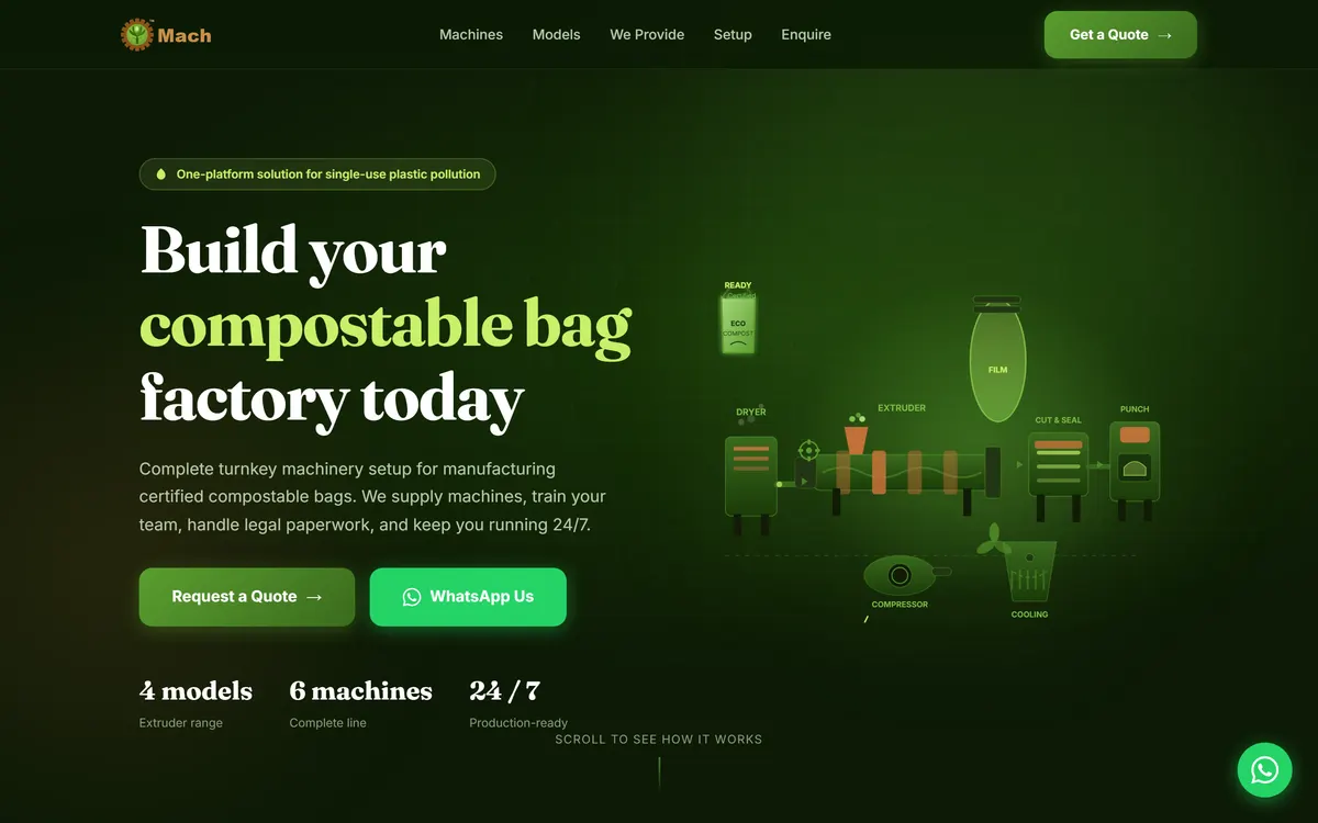 ekomach.com homepage